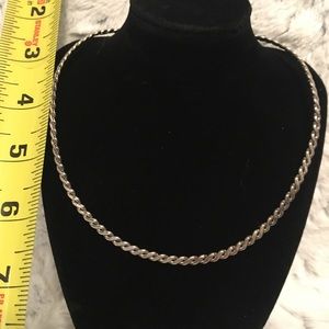 Silver choker